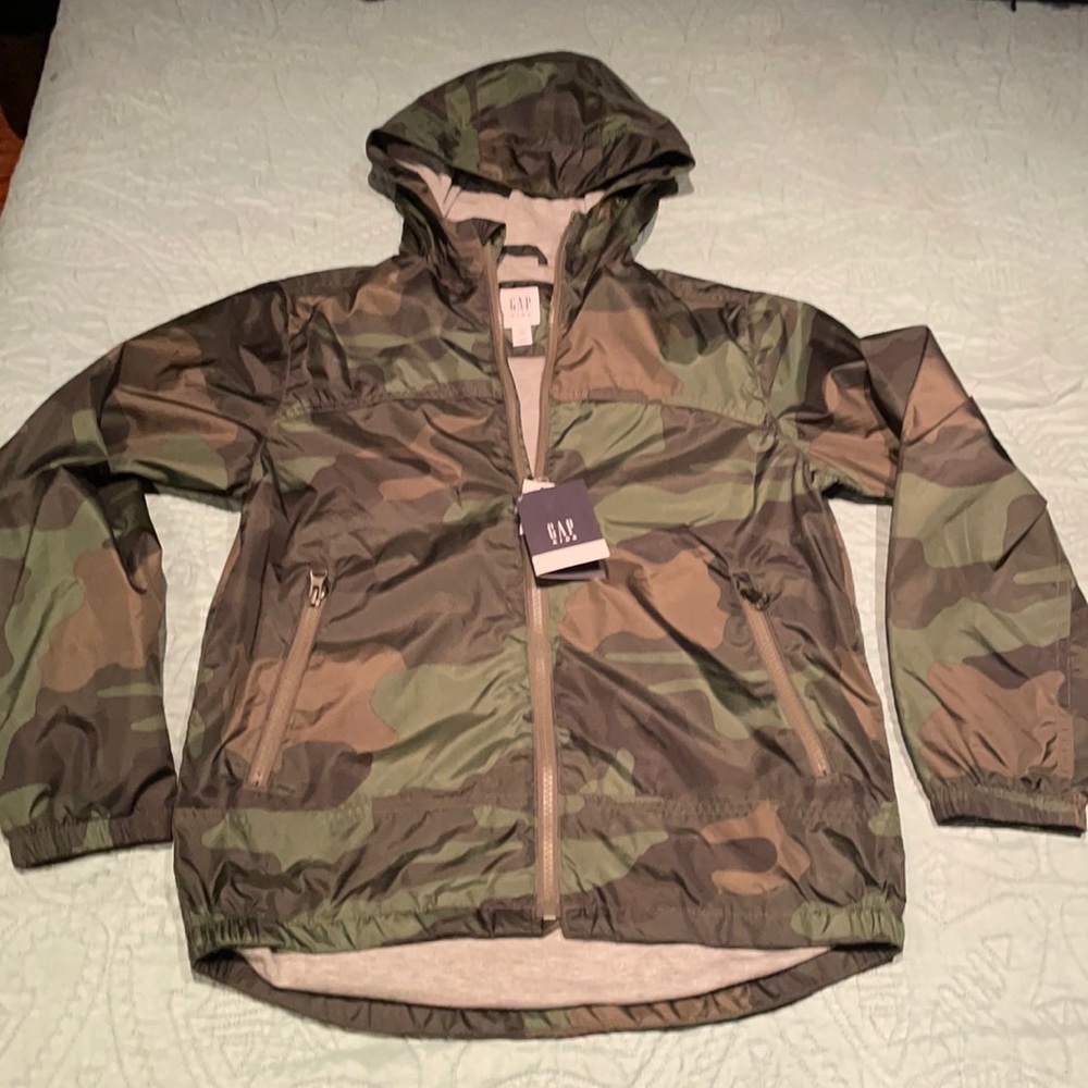 Boys Gap L 10 Camo Windbreaker